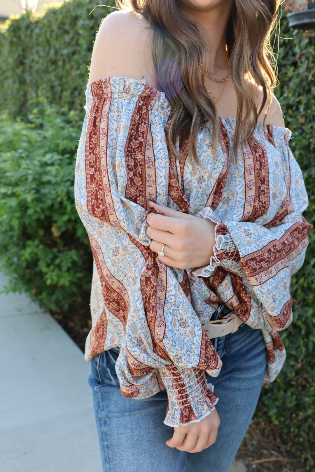 Boho Floral Top - ShopSpoiled