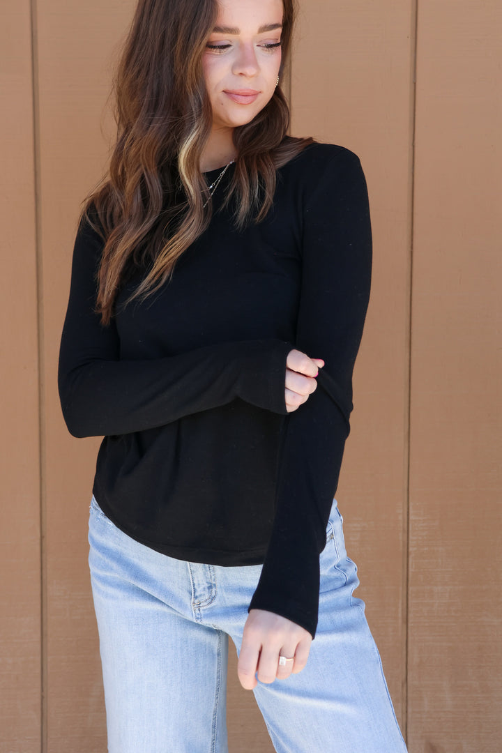 Easy Going Long Sleeve Top - ShopSpoiled