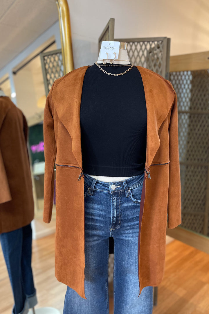 Autumn Chic Suede Jacket - ShopSpoiled