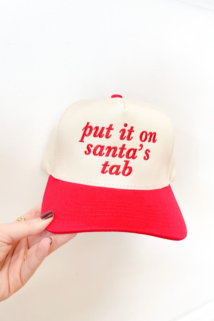 Put It On Santa's Tab Trucker Hat - ShopSpoiled