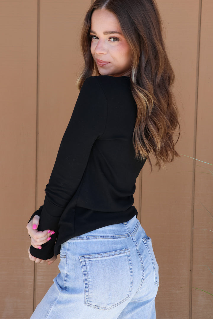 Easy Going Long Sleeve Top - ShopSpoiled