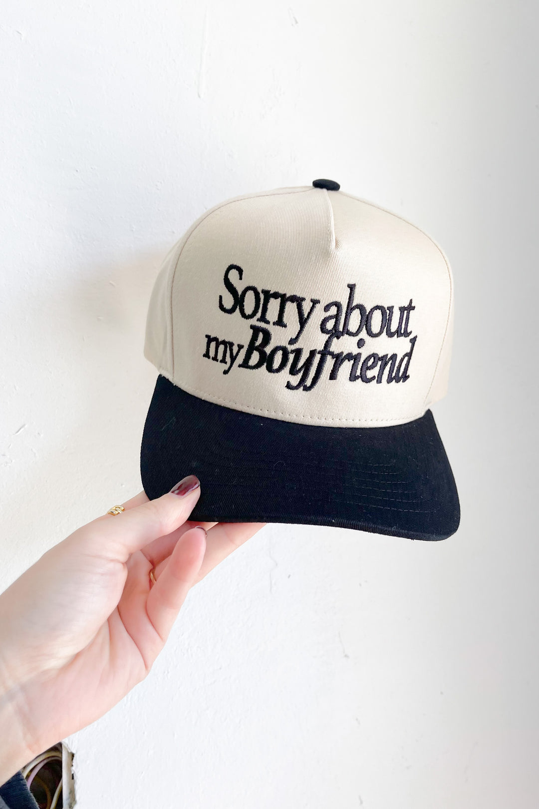 Sorry About My Boyfriend Trucker Hat - ShopSpoiled