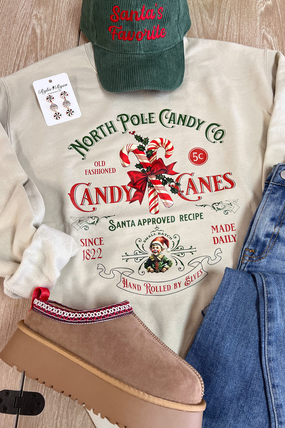 North Pole Candy Co. Sweatshirt - ShopSpoiled