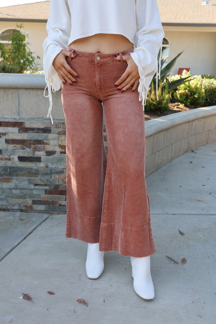 Mallory Corduroy Pants - ShopSpoiled