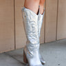 Sliving Sliver Boots - ShopSpoiled