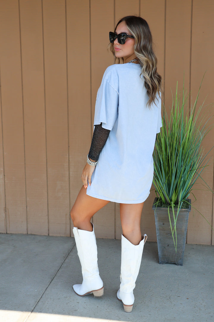 Corral White Tall Boots - ShopSpoiled