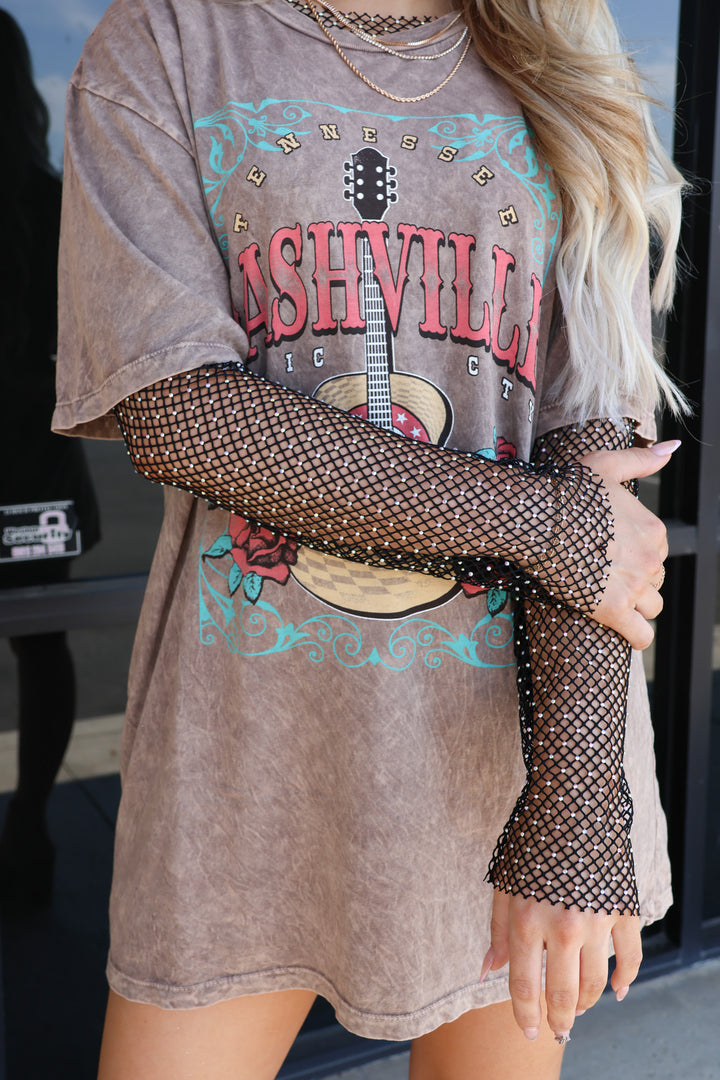 Rock And Roll Mesh Top - ShopSpoiled