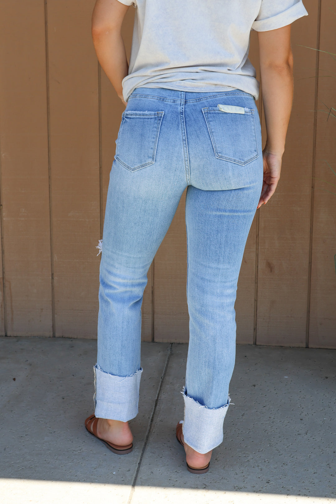 Kenna Jeans In Light Wash - ShopSpoiled