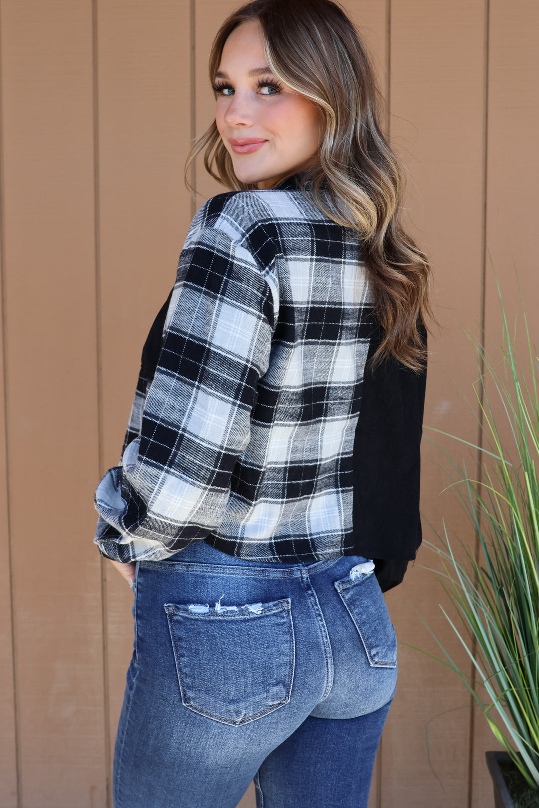 Country Cozy Flannel Top - ShopSpoiled