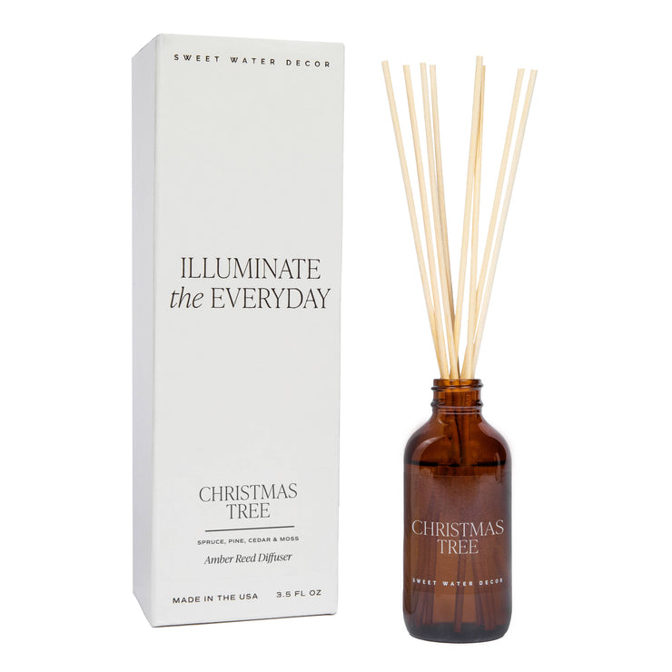 Christmas Tree Amber Reed Diffuser - ShopSpoiled