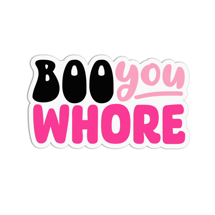 Mean Girls Boo You Whore Vinyl Waterproof Stickers - ShopSpoiled