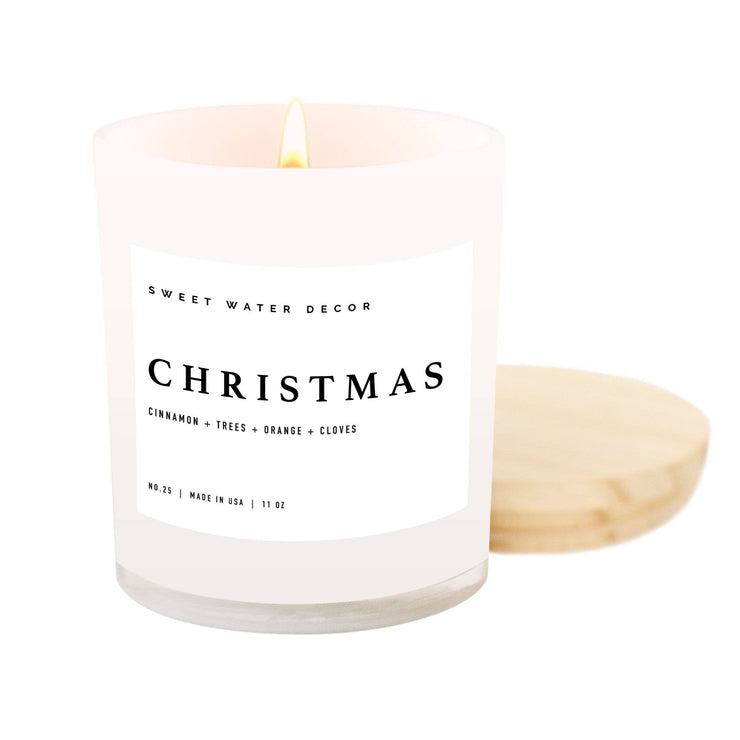Christmas Wood Lid Candle - ShopSpoiled
