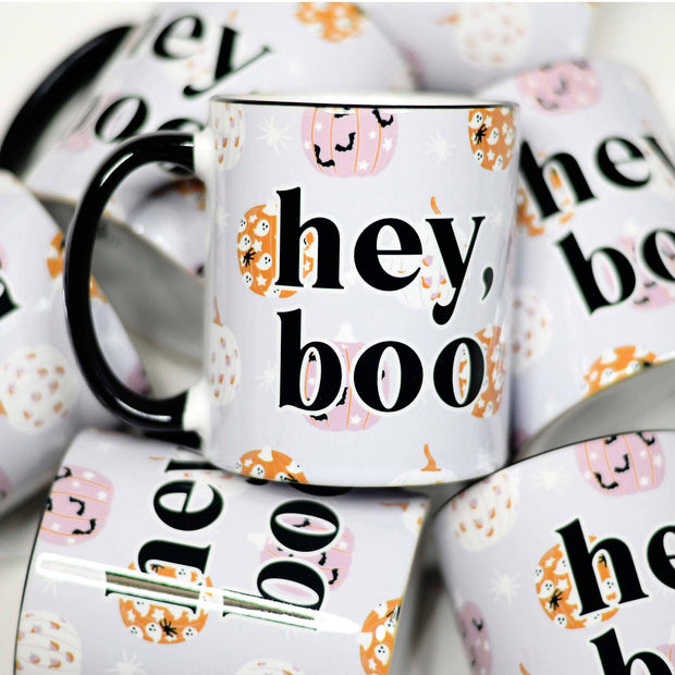 Hey Boo, Halloween Mug - ShopSpoiled