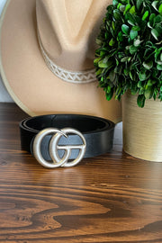 GG Belt: Black / Flat Silver - ShopSpoiled