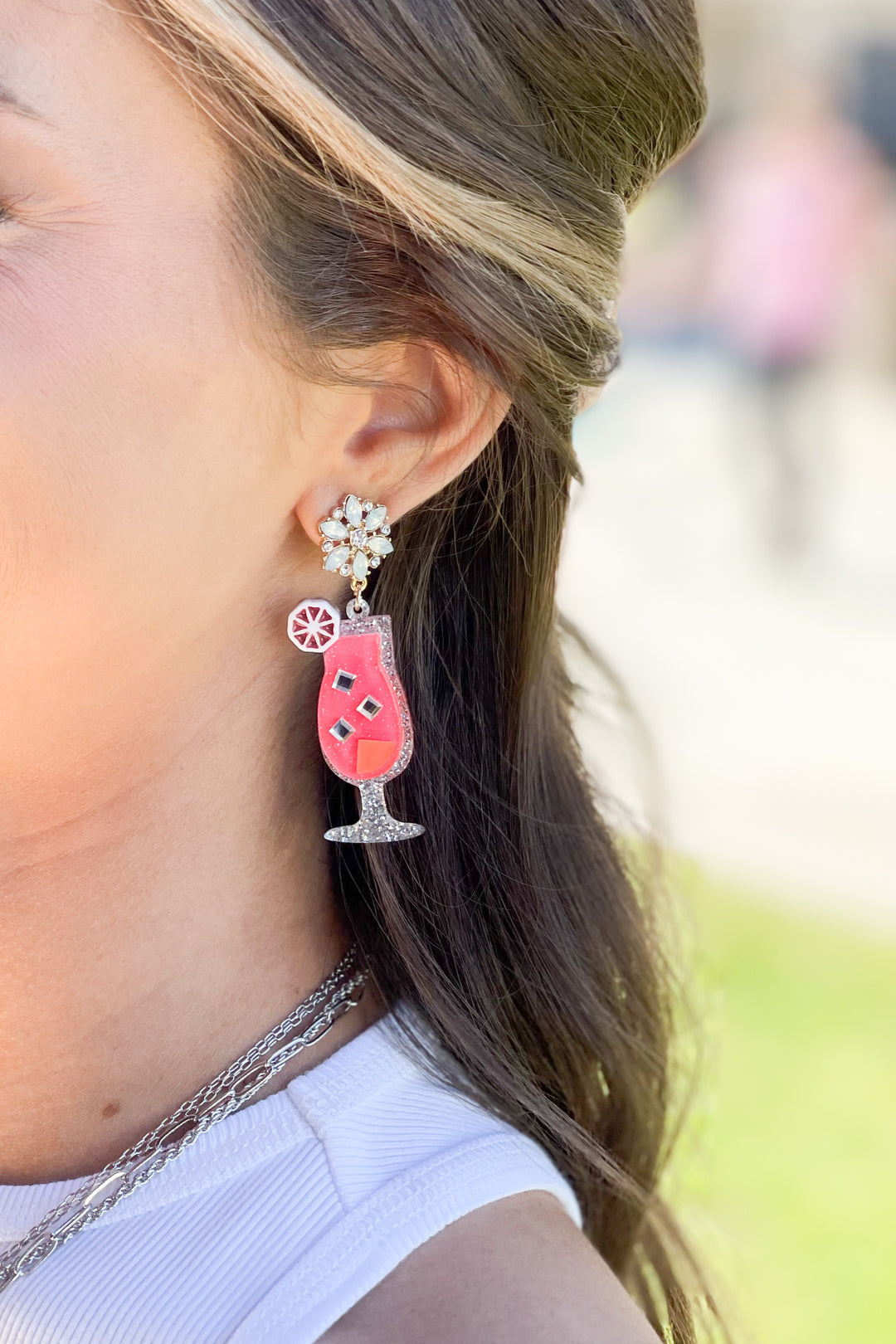 Summer Sippin Earrings - ShopSpoiled