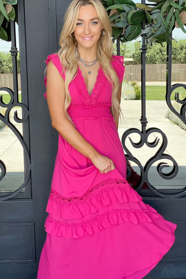 Rose All Day Maxi Dress - ShopSpoiled