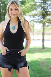 Night Changes Halter Bodysuit - ShopSpoiled