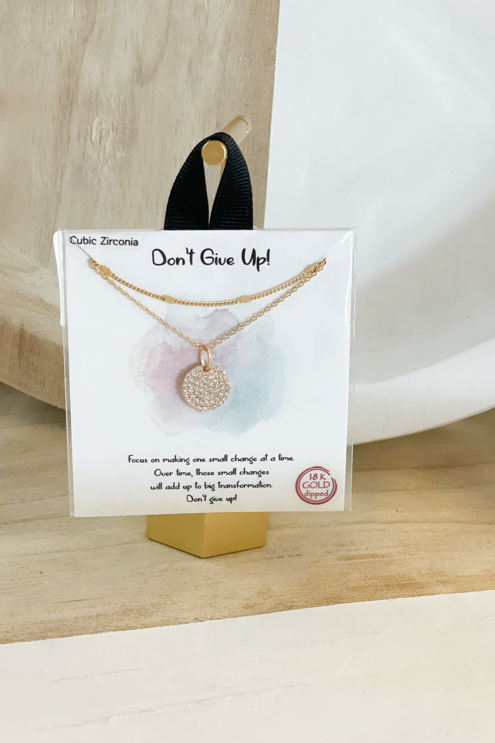 Don't Give Up Necklace - ShopSpoiled