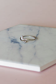 Heart Initial Ring: Silver - ShopSpoiled