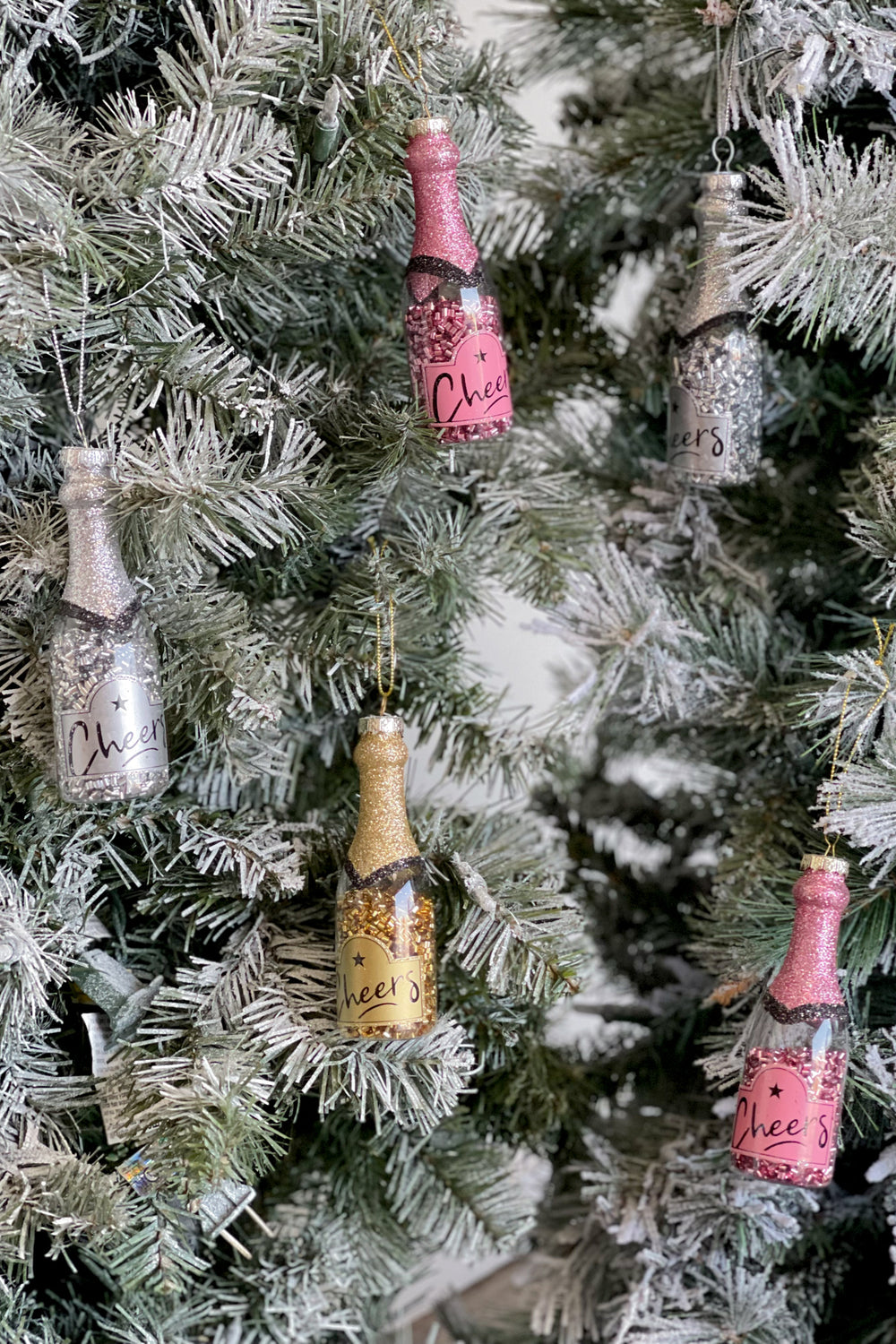 Champagne Bottle Ornament - ShopSpoiled