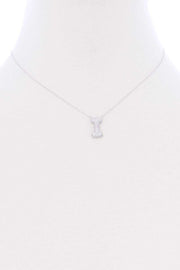 Rhinestone Initial Necklace - ShopSpoiled