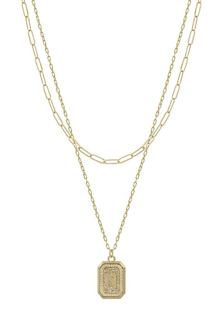 Barker Initial Necklace - ShopSpoiled