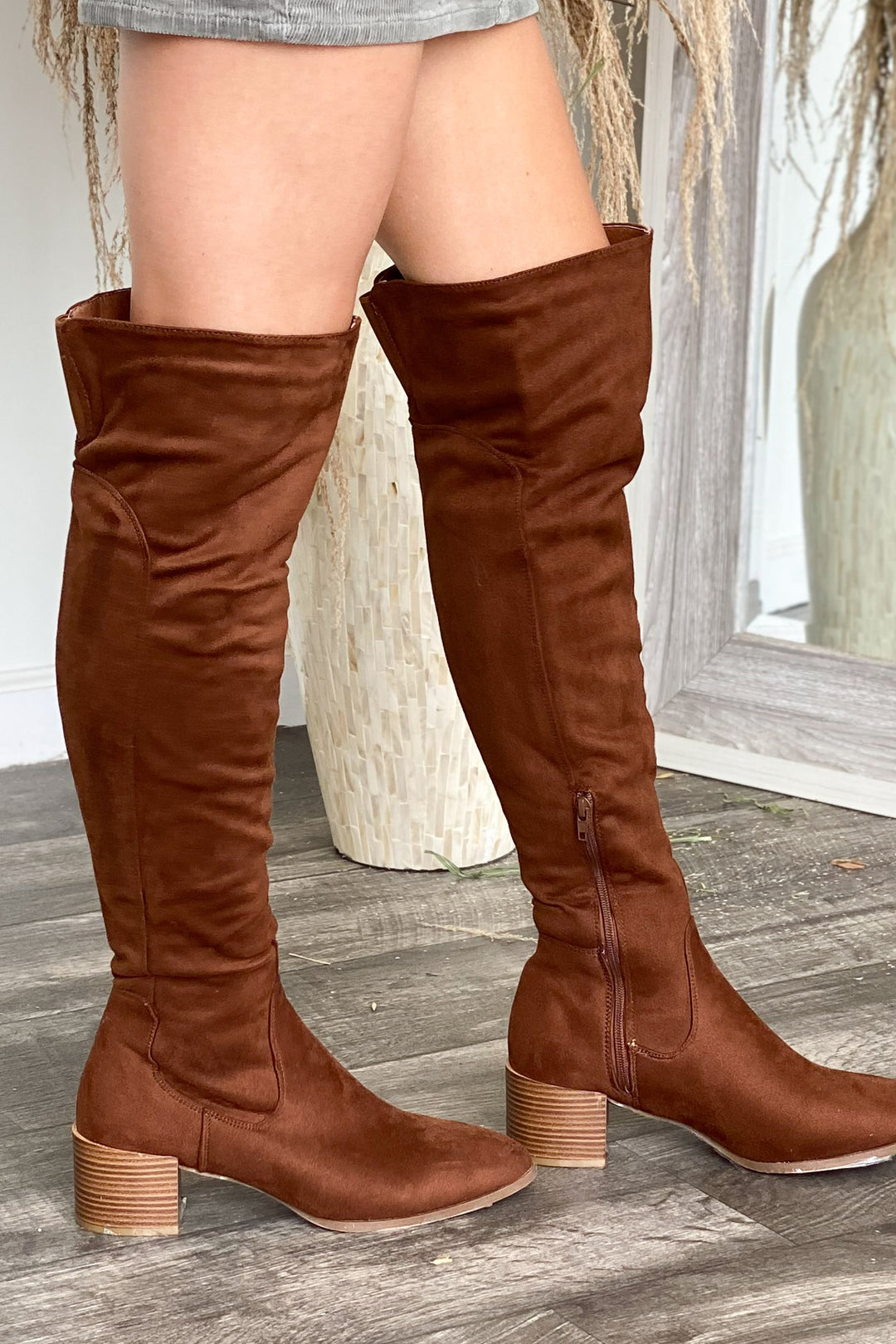 Catherine Boots: Brown - ShopSpoiled