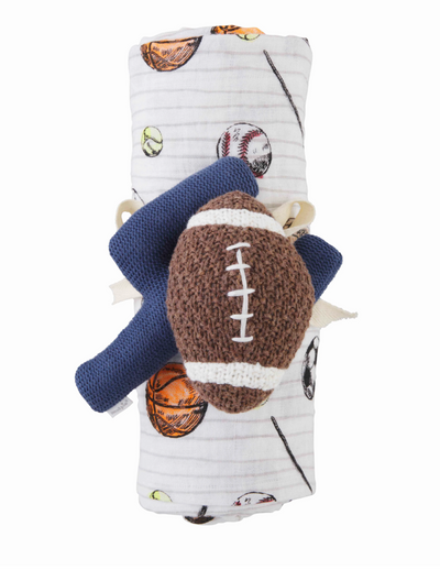 Football Swaddle Set - ShopSpoiled