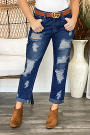 Everleigh Boyfriend Jeans - ShopSpoiled