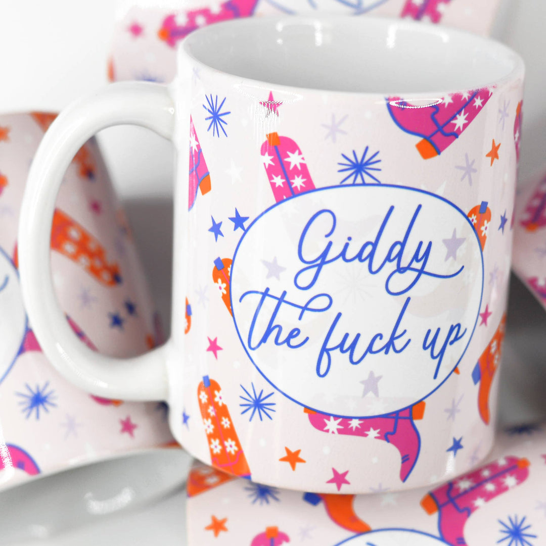 Giddy the Fuck Up Funny Ceramic Mug - ShopSpoiled