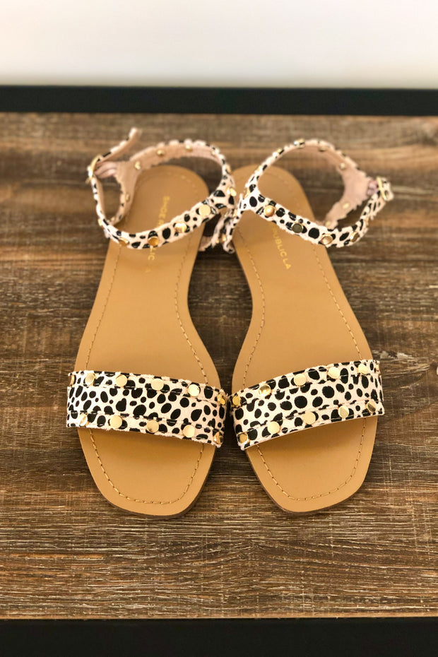 Sadie Sandals: Cheetah - ShopSpoiled