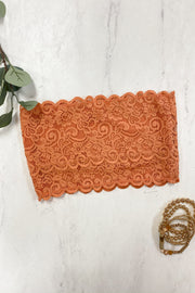 Steal My Girl Bandeau: Peach - ShopSpoiled