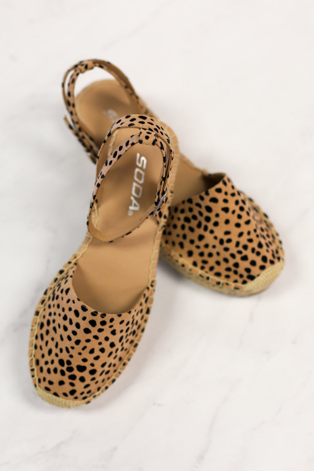 Fiesta Espadrille Sandals: cheetah - ShopSpoiled