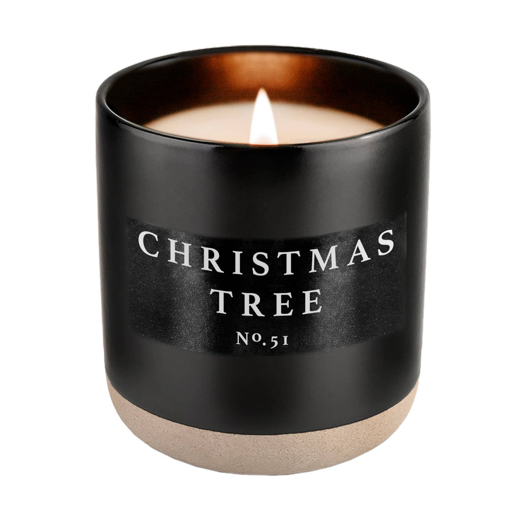 Christmas Tree Stone Candle - ShopSpoiled