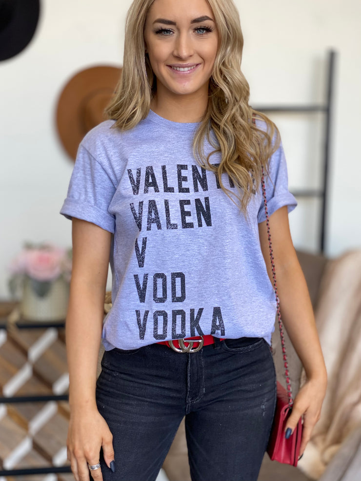 Valentine Vodka Graphic Tee - ShopSpoiled
