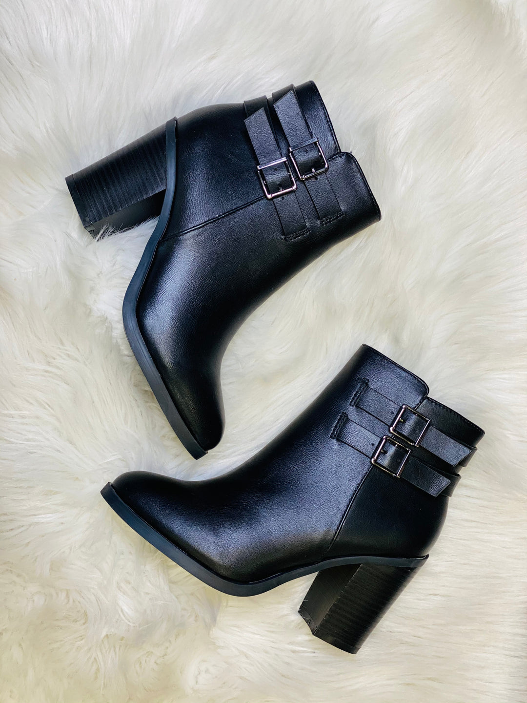 Hit The Trail Booties: Black - ShopSpoiled