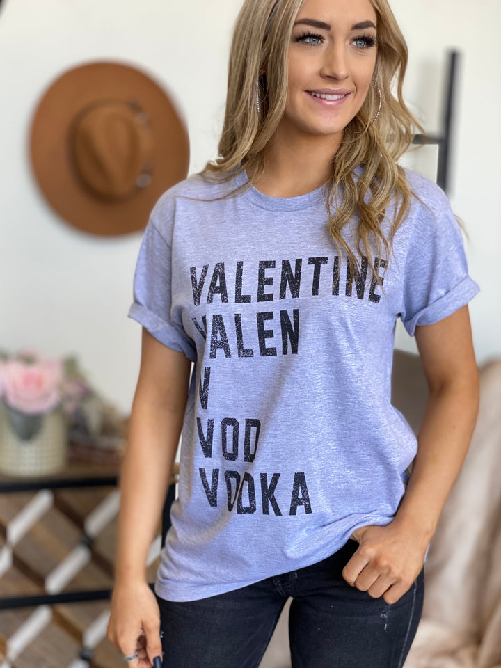 Valentine Vodka Graphic Tee - ShopSpoiled