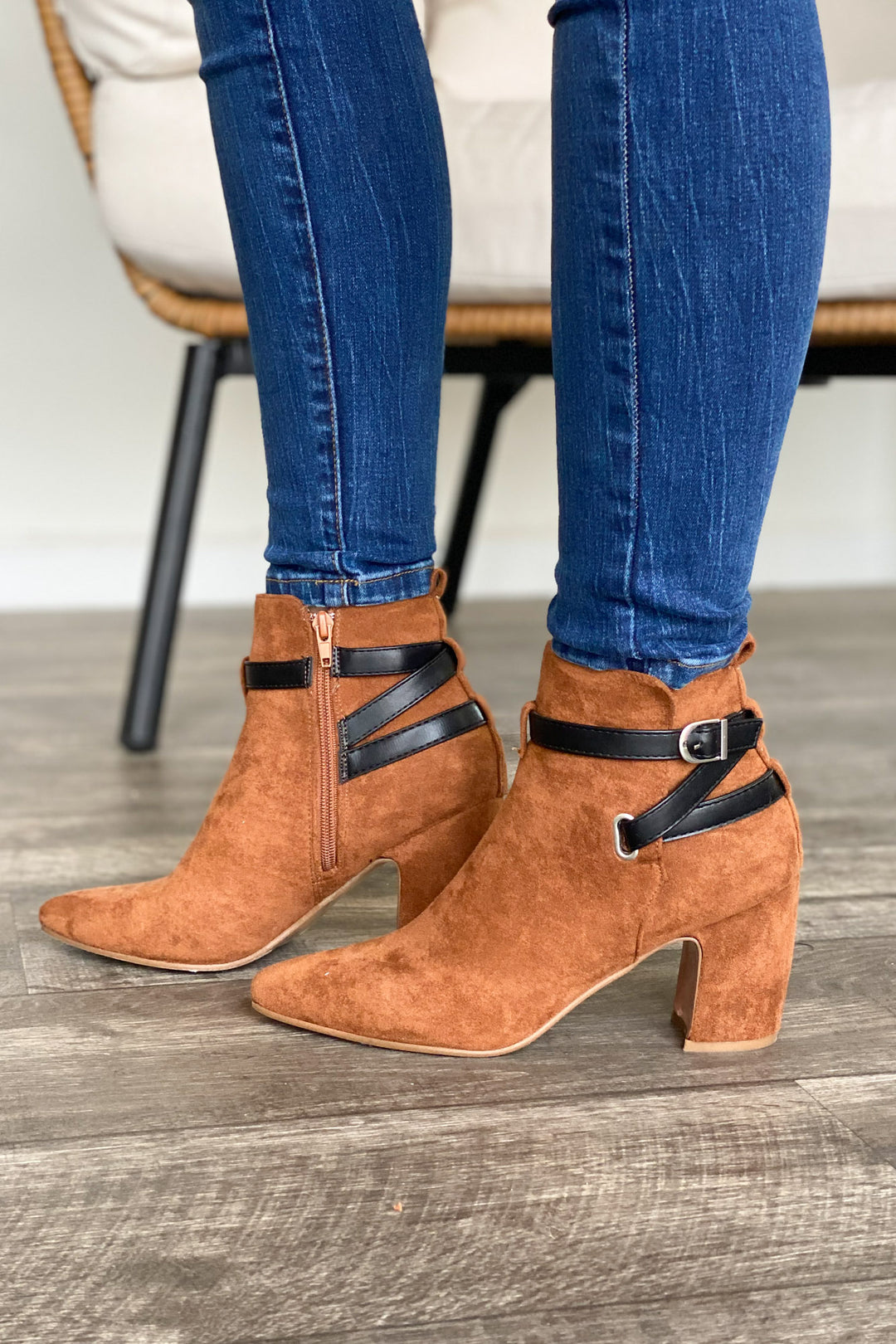 Ariana Bootie: Camel - ShopSpoiled