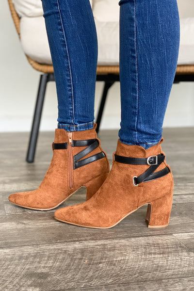 Ariana Bootie: Camel - ShopSpoiled
