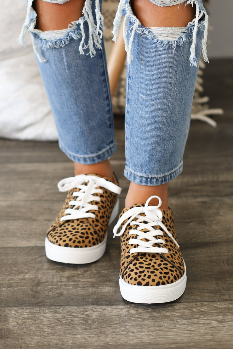 Girl Power Sneakers: Cheetah - ShopSpoiled