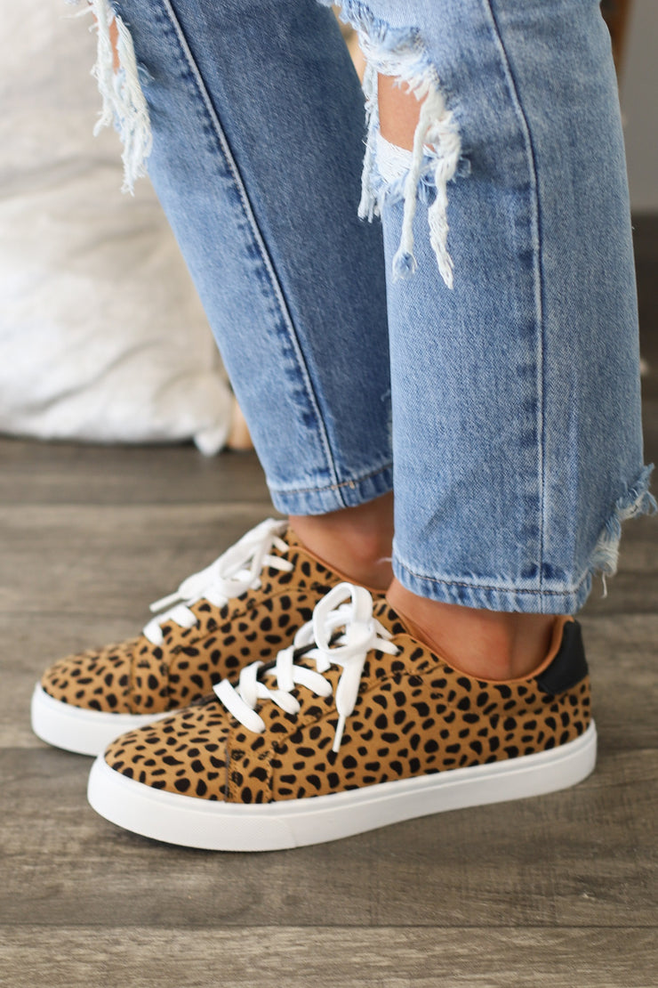 Girl Power Sneakers: Cheetah - ShopSpoiled