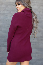 Sweet Society Dress: Wine - ShopSpoiled