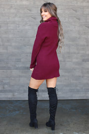 Sweet Society Dress: Wine - ShopSpoiled