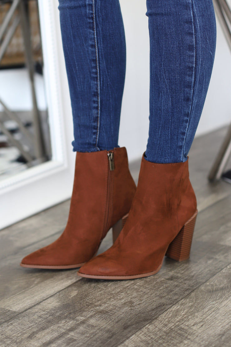 Walkin In Nashville Booties: Cafe - ShopSpoiled