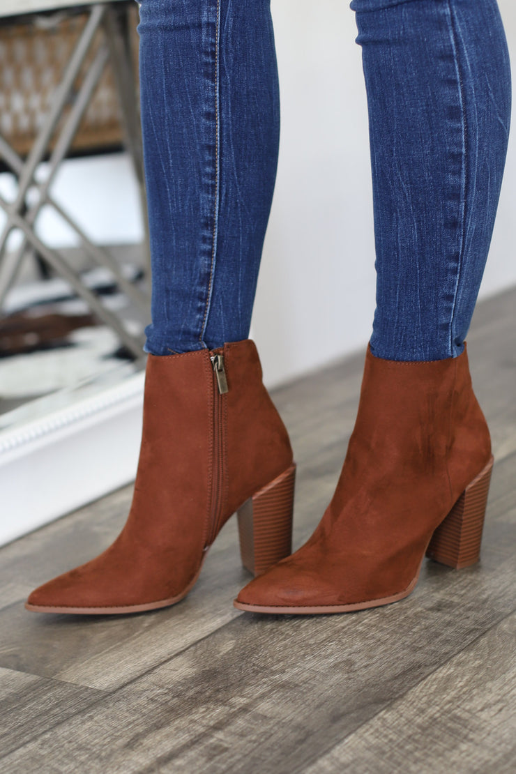 Walkin In Nashville Booties: Cafe - ShopSpoiled