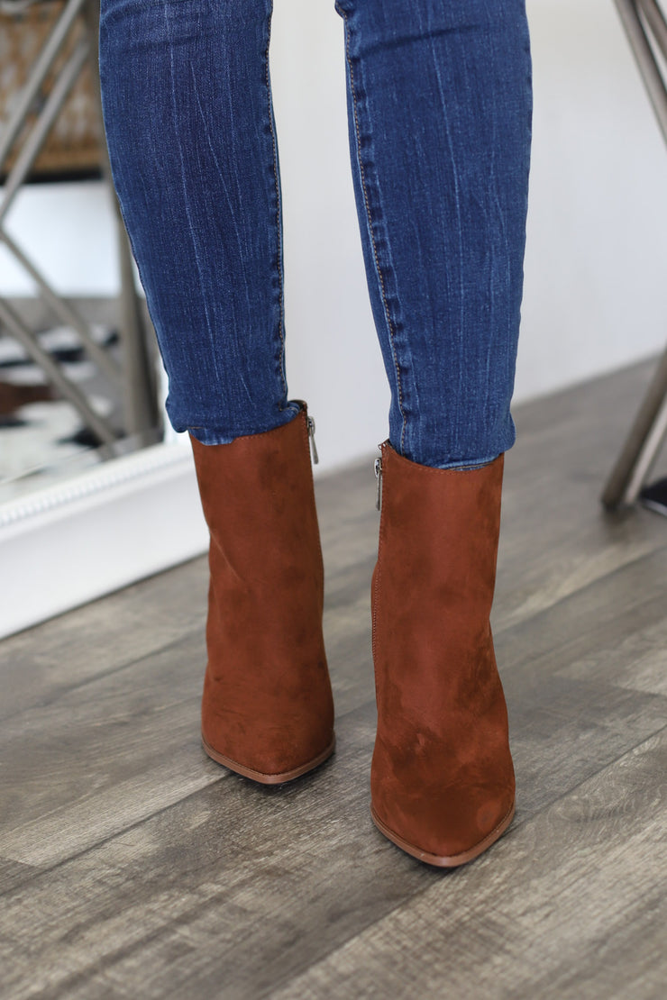 Walkin In Nashville Booties: Cafe - ShopSpoiled
