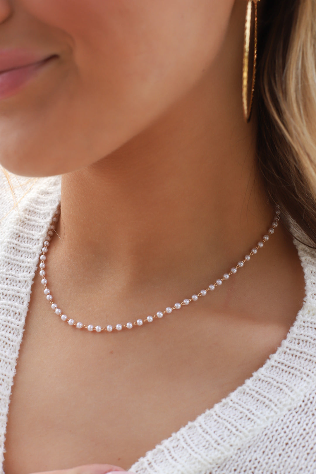 Atlas Pearl Necklace - ShopSpoiled