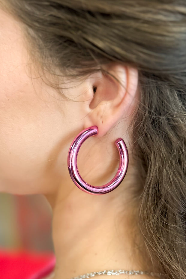 Heartache Hoop Earrings - ShopSpoiled